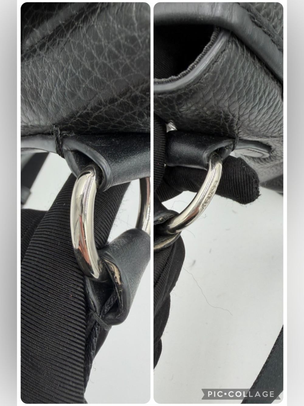 Coach Henry Messenger Bag Black Pebbled Leather Laptop Crossbody Work Bag F54149 - Picture 12 of 13